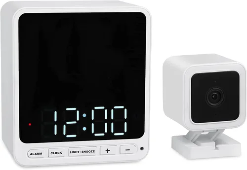 Vista 9 de Wasserstein Funda de reloj despertador para Blink Mini, versión negra, cubierta discreta para colocación de cámara discreta, no compatible con Blink