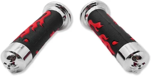 Vista 5 de XH4071 - Empuñaduras de Gel Rojo Confort 0.984 in 1" Compatible con Sportsbike Motocicleta ATV KTV CB