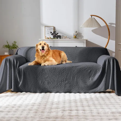 Vista 12 de Funda impermeable para silla reclinable, lavable de terciopelo de doble cara y patrón reversible, para sofá, cama, automóvil y sofá, protección