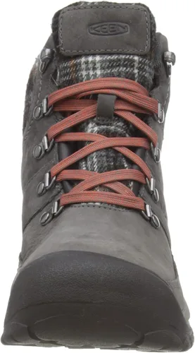 Vista 2 de KEEN Kaci 3 - Botas de nieve impermeables con aislamiento térmico para mujer, Concha de tortugacuadros rojos