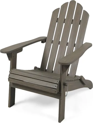 Vista 10 de Christopher Knight Home Cara Silla Adirondack plegable de madera de acacia para exteriores, acabado azul