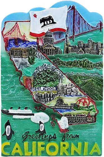 Vista 6 de WitnyStore Tiny Niagara Falls Nueva York, Estados Unidos de América Estados Unidos América del Norte Atracciones turísticas Resina Imán