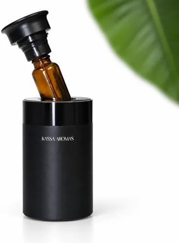 Vista 4 de H14 Mini difusor de aroma Difusor de coche - Diseño moderno, material de aluminio, luz indicadora LED, difusión de aire frío, difusor de aceite