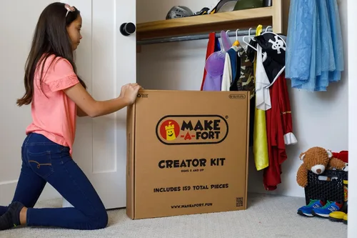 Vista 8 de Make-A-Fort Creator Kit - Juguete avanzado de construcción de fuertes