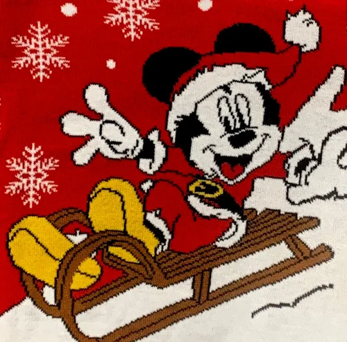 Vista 2 de Disney Suéter navideño de Mickey Mouse para bebés y niños pequeños