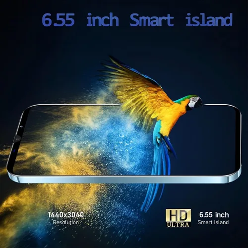 Vista 5 de Unlocked Cell Phone 2026, Android Mobile Phones 6.55 inch HD Screen Smart Phone, Dual SIM Unlocked Phones 3+16G ROM Dual Camera 3750mAh Big Battery