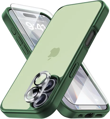 Vista 12 de Yriklso 3 en 1 Funda Magnética Fuerte para iPhone Air, 1X Protector de Pantalla + 1X Protector de Lente de Cámara, Cubierta Protectora a Prueba