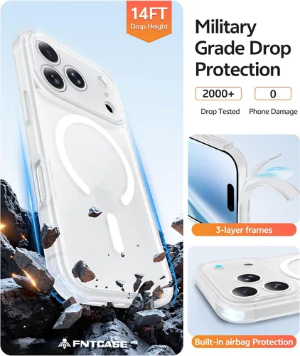 Vista 472 de FNTCASE Funda para Motorola Moto G-Stylus-5G-2025: Funda magnética translúcida mate a prueba de golpes para Moto G Stylus 2026, funda protectora