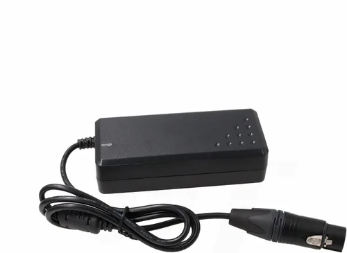 Vista 4 de XLR Adaptador de fuente de alimentación de 4 pines para Sony F55 Venecia Canon C500 MKII Panasonic Zaxcom Fusion Cámara Monitor 12V 4A