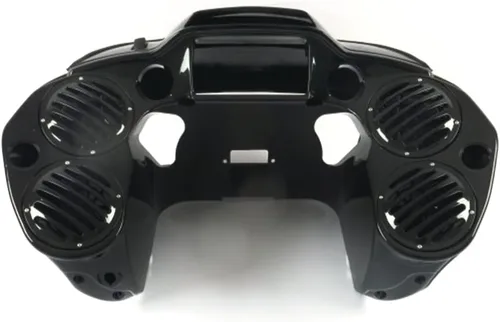 Vista 9 de Carenado interior ABS w Quad 6.5" vainas de altavoz para 94-13 Harley Touring Road Glide FLTRX 1994-2013