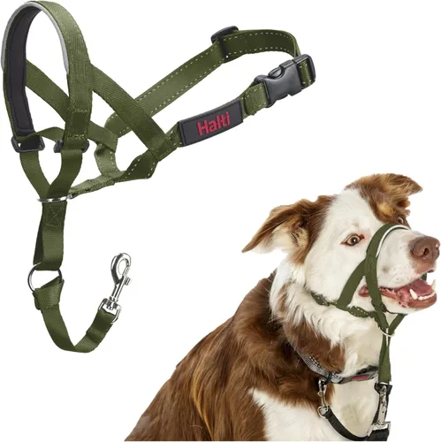 Vista 16 de Collar Halti - Detén a tu perro de tirar de la correa. Ajustable, reflectante y ligero, con banda nasal acolchada. Collar anti-tirón de Negro
