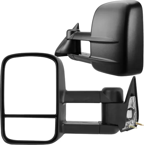 Vista 38 de AUTOSAVER88 Espejos de remolque compatibles con Chevy Silverado GMC Sierra 2007-2014, juego de espejos de remolque con calefacción eléctrica