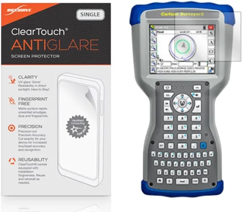 Vista 2 de BoxWave Protector de pantalla compatible con Carlson Surveyor 2 – ClearTouch Anti-reflejo, antihuellas, a prueba de arañazos, protector de película