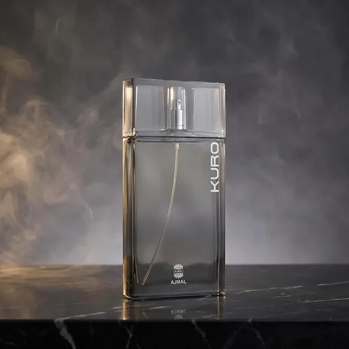 Vista 4 de Ajmal Kuro Eau de Parfum para Hombre, 3.0 oz – Aroma aromático picante