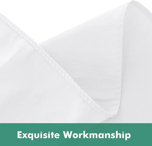 Vista 31 de Biscaynebay Faldas de cama envolventes con esquinas divididas para camas Twin/Twin XL de 15 pulgadas de caída, volantes de polvo elásticos Negro