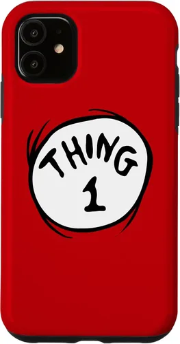 Vista 8 de Dr. Seuss Funda con emblema Thing 1 para iPhone 17