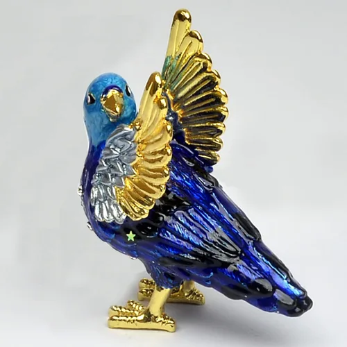 Vista 3 de Feng Shui Cosmic Raven Ornamentos Estatua Atrae la Riqueza para la Decoración del Hogar W5269 Cuervo Cósmico