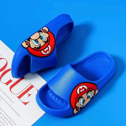 Vista 2 de Sandalias antideslizantes de EVA para niños y niñas, cómodas, suaves y ligeras, para baño, ducha, verano, piscina, playa, pantuflas