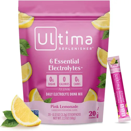 Vista 11 de Ultima Replenisher - Bebida de electrolitos en polvo vegana, sin azúcar ni OMG, bebida hidratante adecuada para dieta cetogénica, paquetes