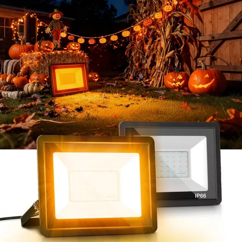 Vista 20 de L LOHAS LED Luz de Inundación LED RGB para Exteriores, 25W Luces de Fiesta DIY que Cambian de Color con Control Remoto, Luz de Patio