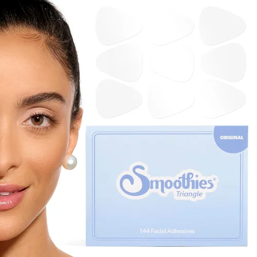 Vista 7 de Smoothies Parches de cobertura completa para arrugas faciales durante la noche - Parches faciales para la frente, onces, patas de gallo y más, 192