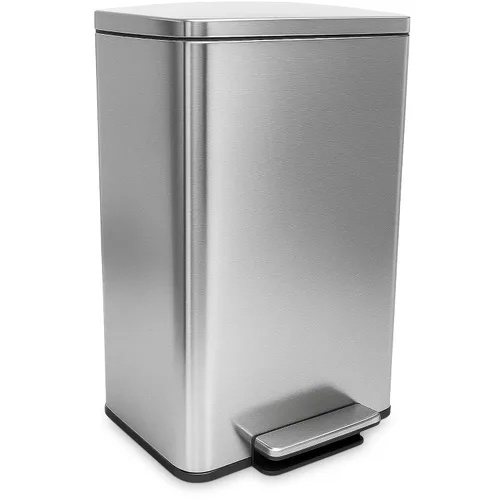 Vista 7 de SIMPLI-Magic Bote de basura de acero inoxidable de 6L/1.6G con pedal manos libres, tapa silenciosa de cierre suave, tamaño compacto que ahorra