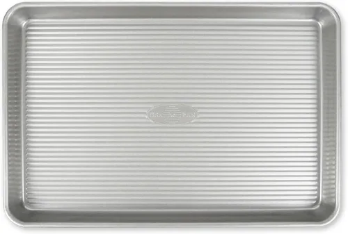 Vista 11 de USA Pan - Bandeja para hornear antiadherente de acero aluminizado para rollos de gelatina