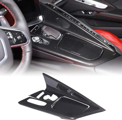 Vista 38 de CHEAYAR Marco de Decoración y Cubierta de Remate Compatible con Interruptor de Elevación de Ventana para Chevrolet Corvette C8 2020-2023