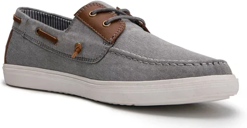 Vista 6 de GLOBALWIN - Mocasines clásicos para hombre, zapatos para velear con agujetas