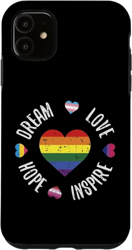 Vista 5 de Funda bi-sexual para iPhone 15 Dream Love Hope Inspire LGBTQ Orgullo Gay Trans Pan