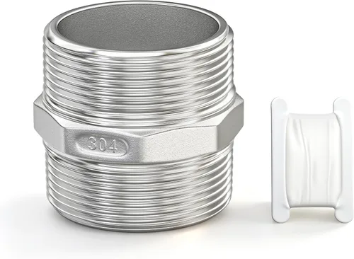 Vista 18 de TAISHER 10 pezones hexagonales 316L, montaje de tubería 3/8 "macho NPT