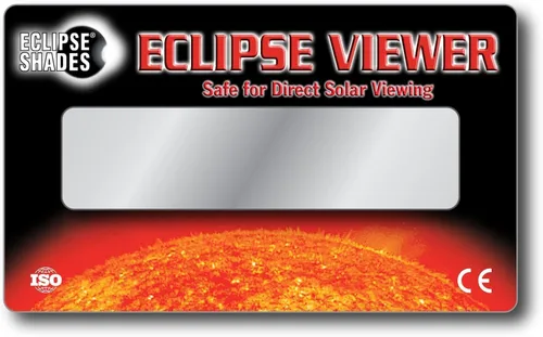 Vista 6 de # 14 – Visor de vidrio para eclipse solar de vidrio- agradable verde Imagen de la sol – Fabricadas en Estados Unidos
