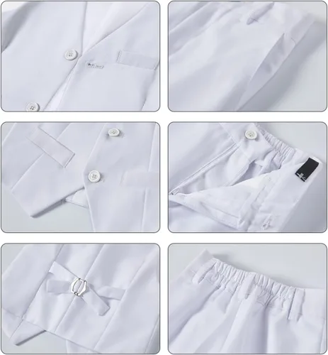 Vista 53 de Conjunto de chaleco para niños, trajes formales, trajes de boda, ropa de vestir