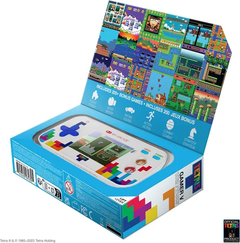 Vista 7 de My Arcade Tetris Gamer V sistema de videojuegos portátil con 201 juegos, pantalla a todo color de 2.5", tamaño de bolsillo