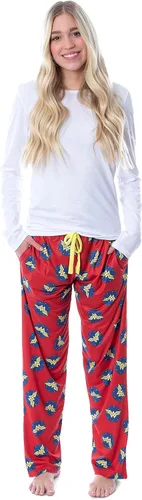 Vista 3 de Bioworld Wonder Woman - Pantalones de dormir con estampado