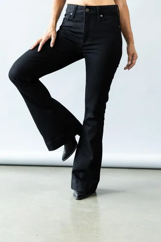 Vista 5 de Kimes Ranch Jennifer - Jeans de tiro ultra alto para mujer Negro