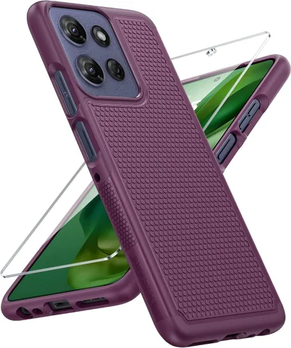Vista 99 de FNTCASE Funda para Motorola Moto G-Stylus-5G-2023: funda protectora de doble capa a prueba de golpes Parte trasera texturizada antideslizante