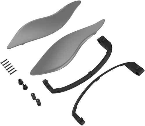 Vista 45 de Moto Onfire Deflectores de aire para motocicleta Whisky ámbar con carenado de murciélago para Electra Glide '14 y más tarde (2 piezas)