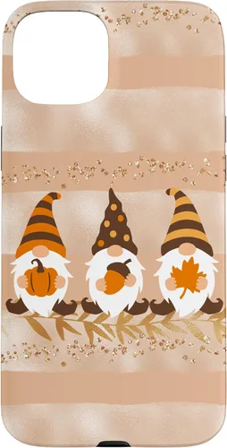 Vista 9 de Fall Autumn Gnomes Phone Case Modern Pastel Cute Beige Case for iPhone 17