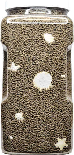 Vista 2 de Bloques de calcio incluidos en estos gránulos de espirulina para camarones, caracoles, cangrejos, bagres, pláceos para todos los peces tropicales