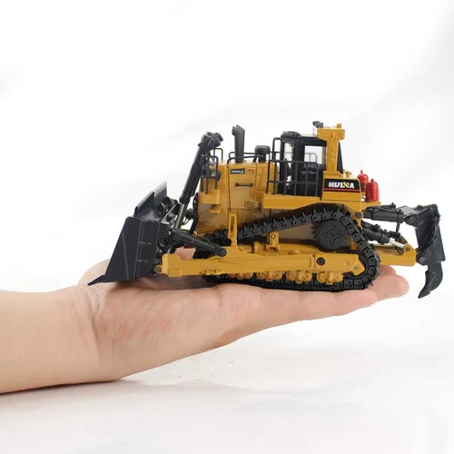 Vista 3 de fisca 1/50 Diecast Bulldozer Modelo Metal Construcción Vehículo Juguete