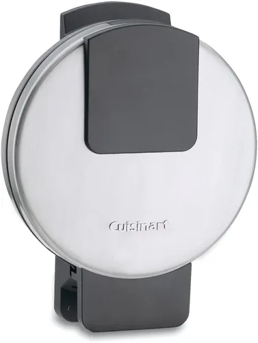 Vista 3 de Cuisinart Classic Maker, gofre redondo, plateado y abrelatas eléctrico CCO-50BKN Deluxe, color negro