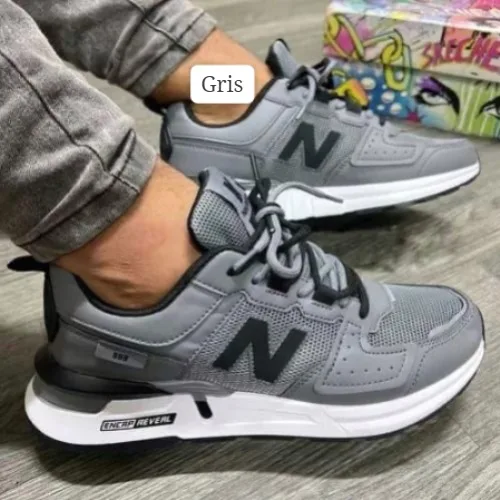 Vista 6 de Tenis NB008 999 Caballero + medias