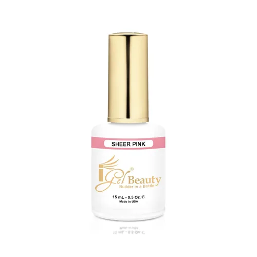 Vista 13 de iGel Beauty Builder in a Bottle 0.5oz (rosa americano, 0.5 onzas)