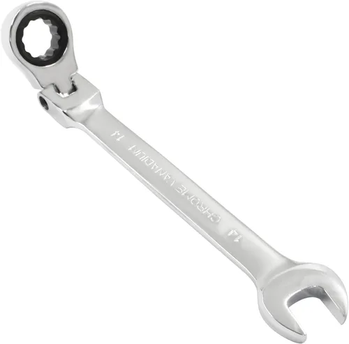 Vista 10 de Piutouyar Llave de trinquete de cabeza flexible de 6mm, llave de trinquete métrica profesional, llave combinada, llave de caja, herramienta