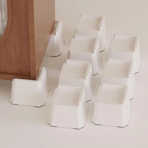 Vista 14 de Elevadores de cama resistentes de 2 pulgadas, elevadores de muebles para marco de cama, sofá, escritorio, silla, elevan hasta 1500 libras, juego