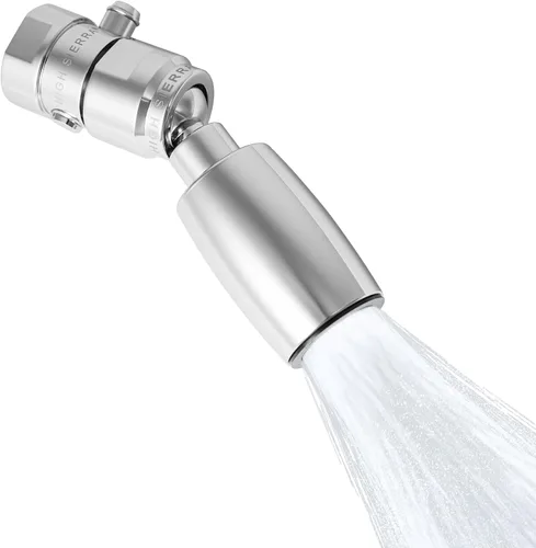 Vista 7 de High Sierra® - Válvula de goteo de latón sin plomo para cabezales de ducha. Para pausa y control de presión. Botón fácil de pulsar que reduce