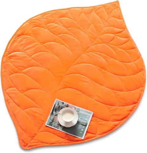 Vista 25 de Kaisa Manta con Peso para Adultos (5 libras, 23" x 29"), Manta de Regazo con Peso Suave Lavable a Máquina, Mantas Pequeñas Pesadas con Cuentas