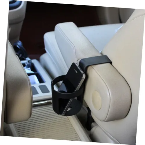 Vista 5 de Estante colgante para interior del automóvil, soporte universal para vasos de automóvil, estante portátil para botellas y tazas, fácil instalación