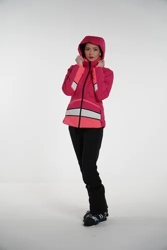 Vista 7 de DIEL SPORT SIMONA - Chaqueta de esquí cálida para mujer abrigo de nieve con capucha impermeable resistente al viento aislante transpirable